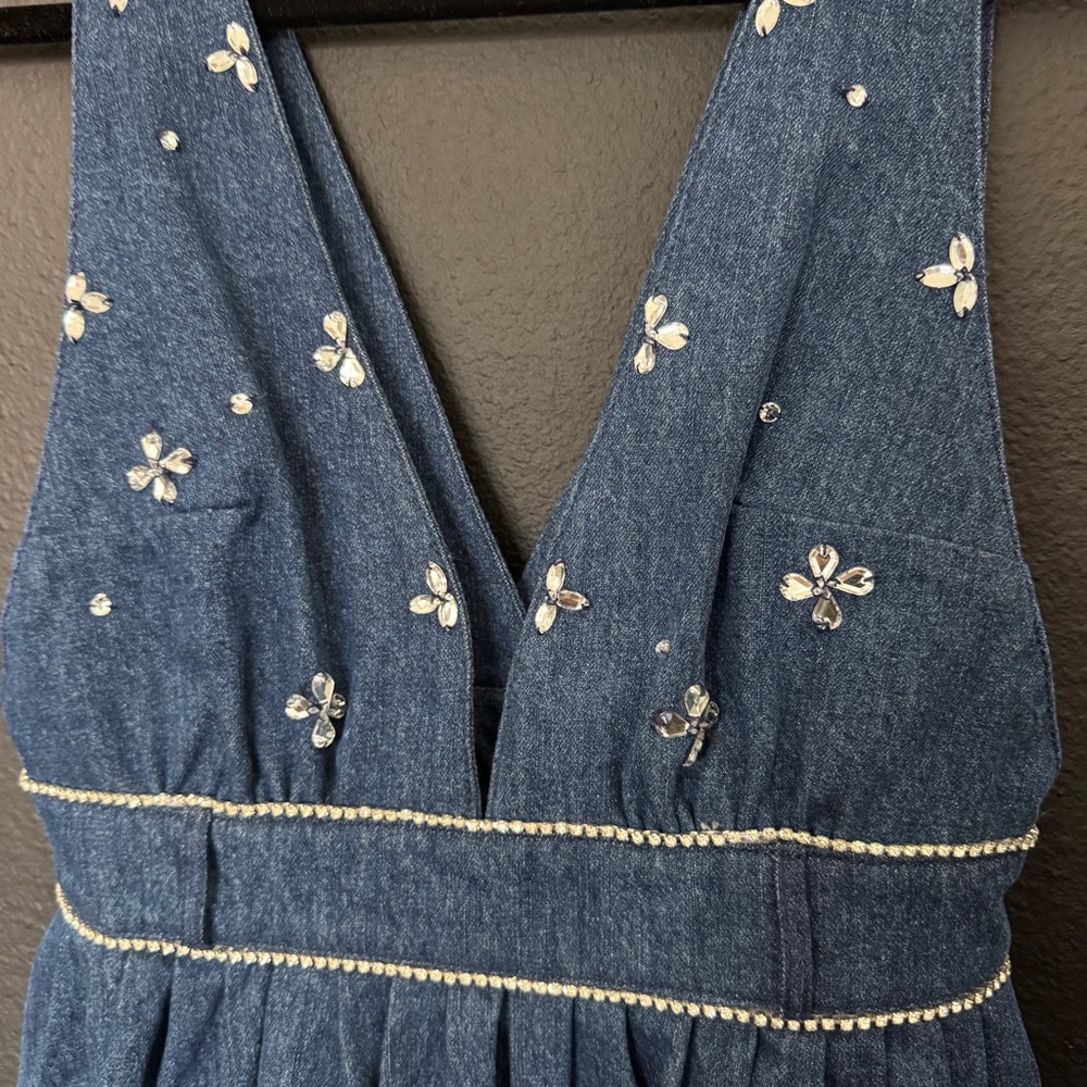 Free People Aultry Embellished Mini Dress - Picture 8 of 10